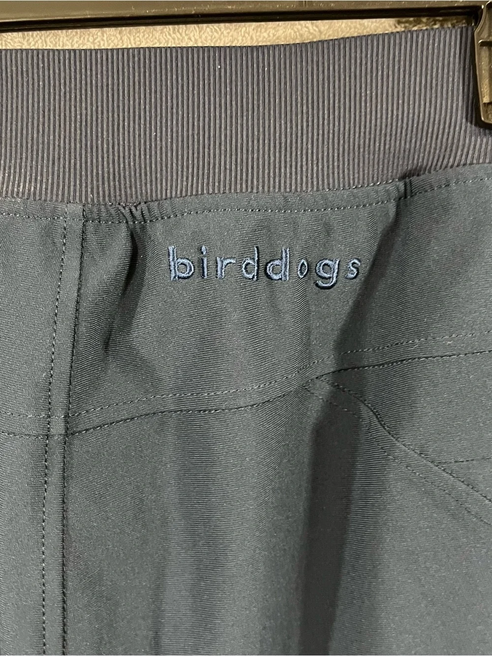 Bird Dog Boom for your Boomstick Jogger Pants Men 3XL Blue Zip Pocket Tie Waist
